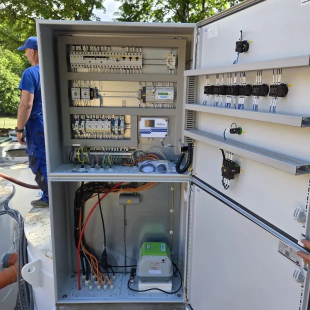 Rozvádzač AT200 a technológia čistenia odpadových vôd pri Bojniciach