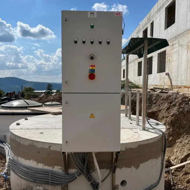 Rozvádzač a elektroinštalácia technológie pre novú výstavbu v Kremnici